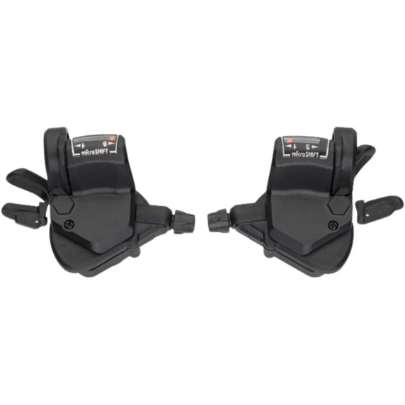 Microshift Mezzo TS39 2x9 Spd Shimano MTB Thumb Shifter Pair