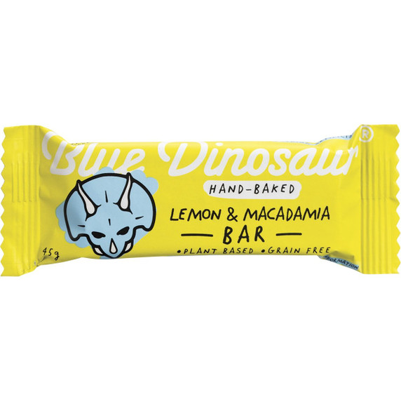 Blue Dinosaur Hand-Baked Bar Lemon & Macadamia