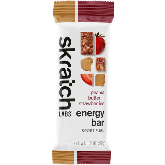 Skratch Labs Energy Bar Sport Fuel Peanut Butter + Strawberries