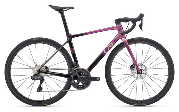 Liv 2024 Langma Adv SL 1 Disc Mulberry Glitter Road Bike