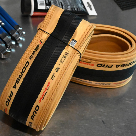 Vittoria Corsa PRO Gold Limited Edition 700x28c TLR Twin Pack