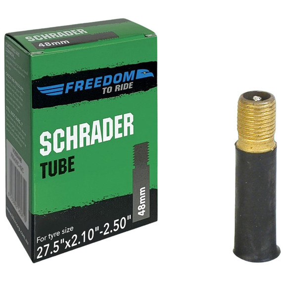Tioga 48mm Schrader Valve Tube 27.5x2.1-2.5"