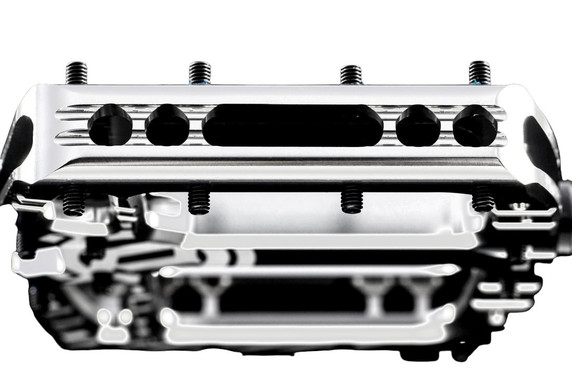 Deity TMAC Silver Flat Pedals