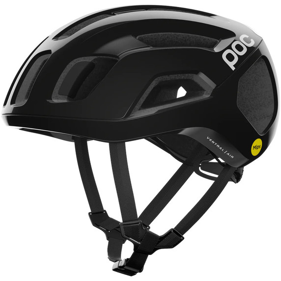POC Ventral Air MIPS Uranium Black Road Helmet