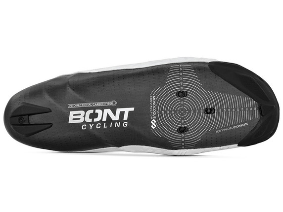 Bont Helix Road Shoe - White/Shiny White 42.5