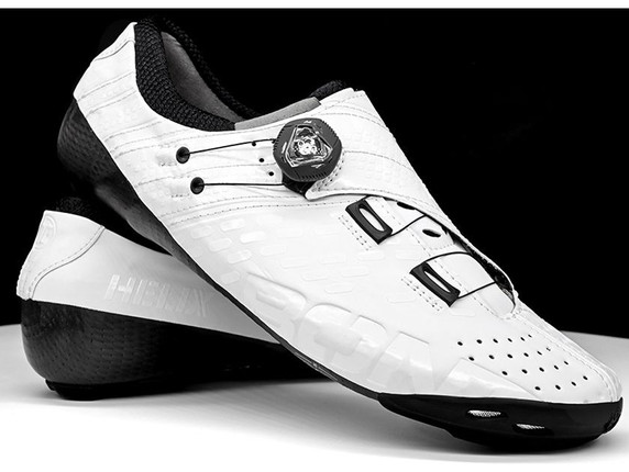 Bont Helix Road Shoe - White/Shiny White 42.5