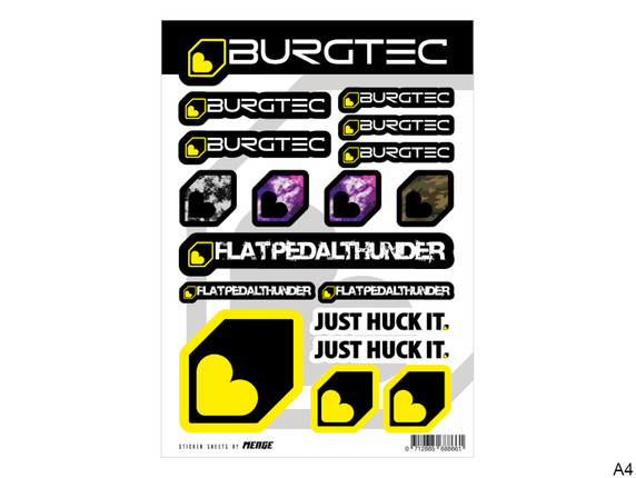 Burgtec Sticker Sheet