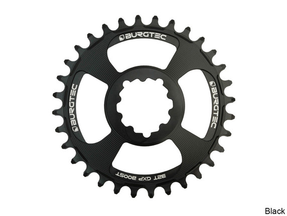 Burgtec Thick-Thin GXP Boost 3mm Offset Direct Mount Chainring Black 34t