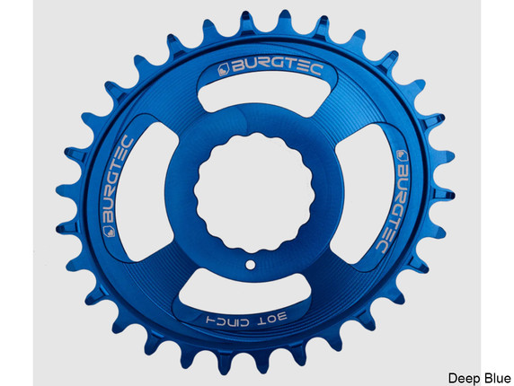 Burgtec Thick-Thin Oval RaceFace Cinch Direct Mount Chainring Black 32t