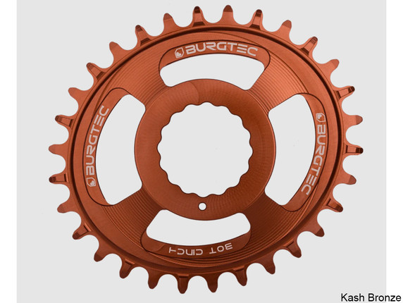 Burgtec Thick-Thin Oval RaceFace Cinch Direct Mount Chainring Black 32t