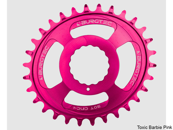 Burgtec Thick-Thin Oval RaceFace Cinch Direct Mount Chainring Black 32t