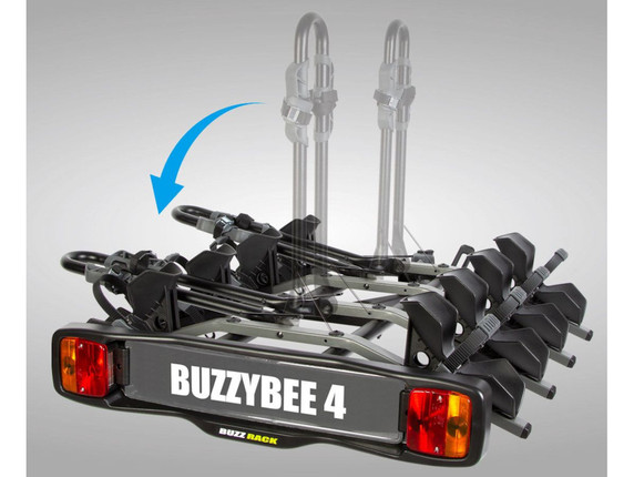 Buzzrack Buzzybee 4 Tow Ball Platform Bike Carrier - 4 Bike