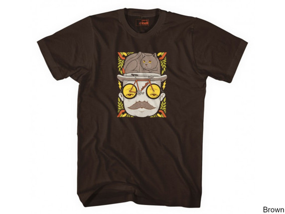 Cinelli Jeremy Fish 'Mr Cat Hat' T-Shirt