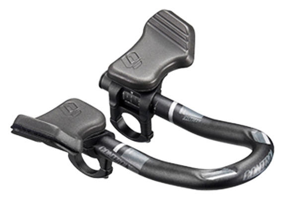 Controltech Falcon Tri Clip-On Aero Bar - Black/Grey 31.8mm