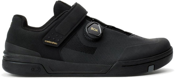 Crank Brothers Stamp Boa Flat MTB Shoes - Black/Gold