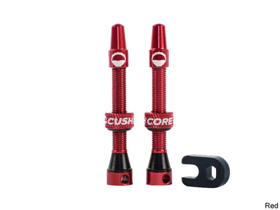 CushCore 44mm Tubeless Presta Valve Set