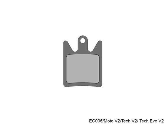 DP Brakes XC-Eco Organic Disc Brake Pad - Hope