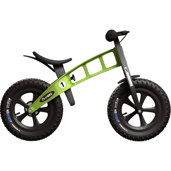 FirstBIKE FAT Cross Green Balance Bike w/ Brake