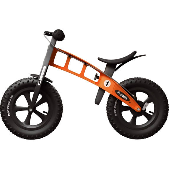 FirstBIKE FAT Cross Orange Balance Bike w/ Brake
