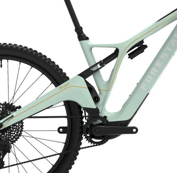 Forestal Siryon Halo 29" Carbon Electric Mountain Bike - Orient Jade