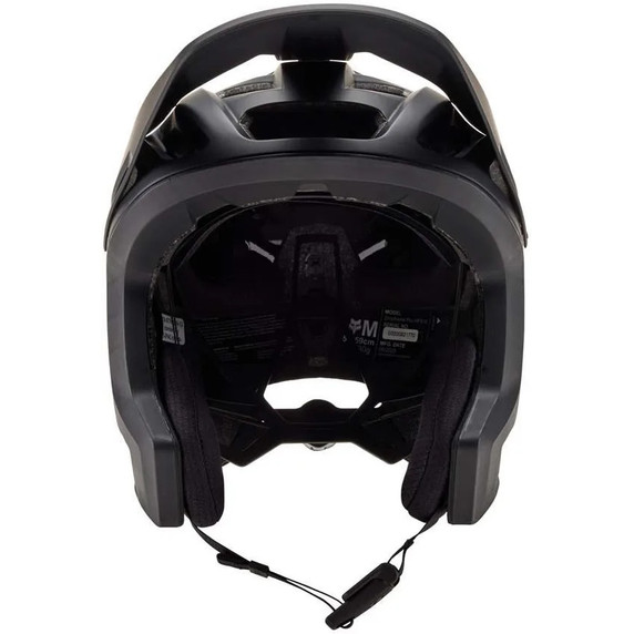 Fox Dropframe Pro AS Matte Black MTB Open Face Helmet