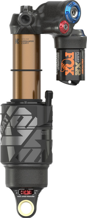 Fox Float X2 Factory Trunnion 225x75mm Shock 2022 Black/Orange