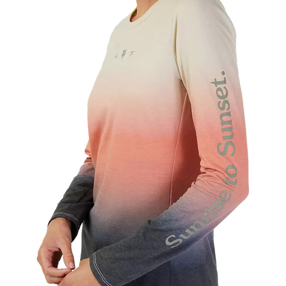 Fox Ranger DR Mid Lunar Bone White Womens MTB LS Jersey