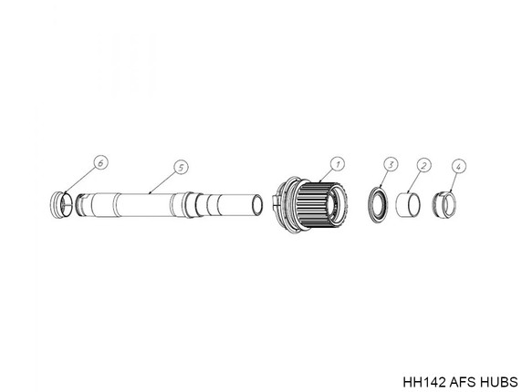 Fulcrum MS12 Microspline Freehub Conversion Kit for Aluminum Body and Axle