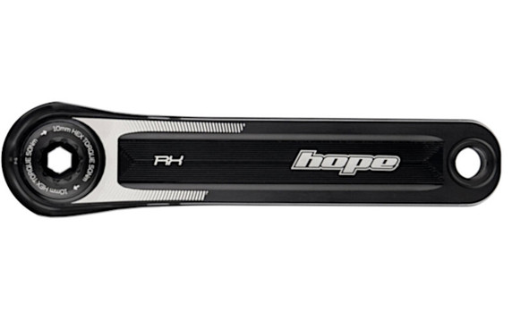 Hope RX 175mm Crankset - No Spider Black