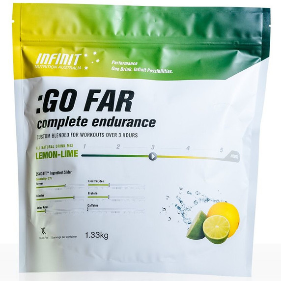 Infinit Nutrition Go Far Complete Endurance - Lemon/Lime - 1.3kg