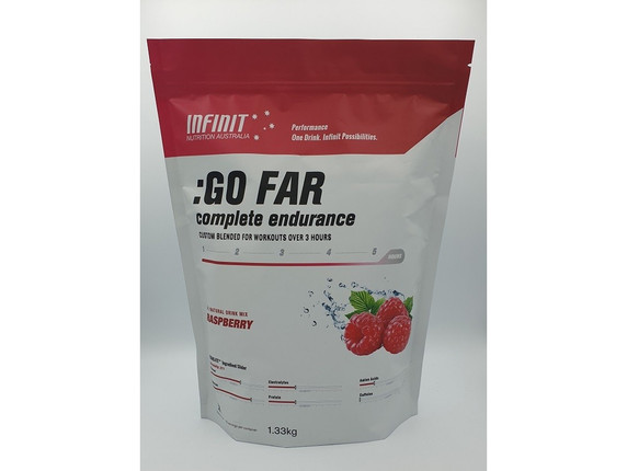Infinit Nutrition Go Far Complete Endurance - Raspberry - 1.3kg