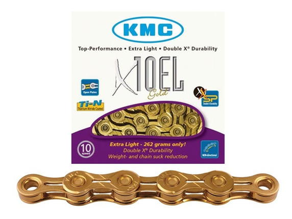 KMC X10EL Gold 10 Speed Chain