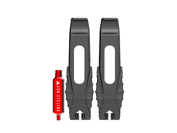 KOM Cycling Valve Core/Tyre Lever Tool Set