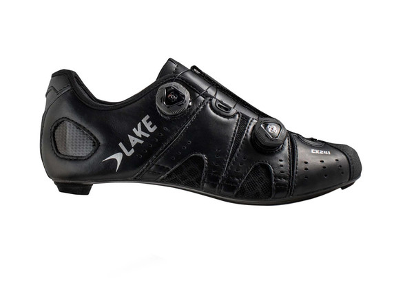 Lake CX 241 Road Shoes - Black/Silver