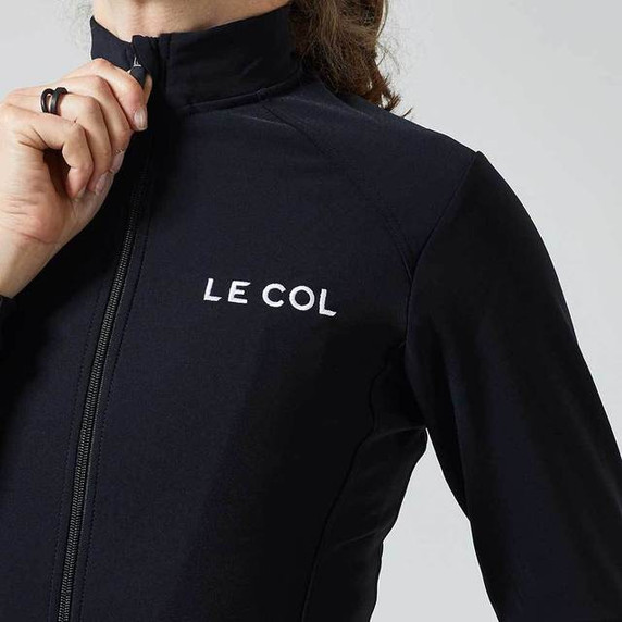 Le Col Womens Pro Aqua Zero Long Sleeve Jersey Black/White Small