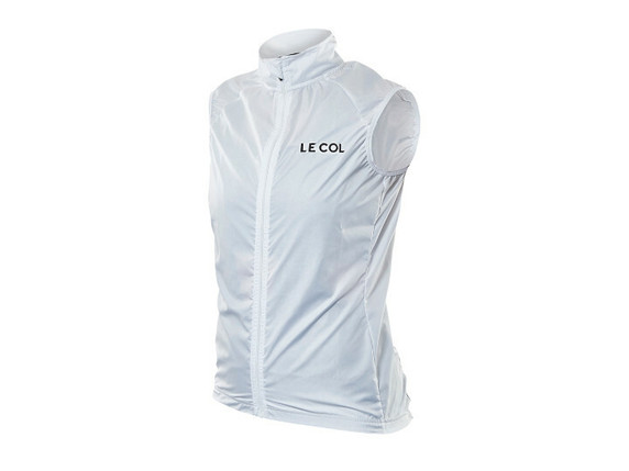 Le Col Womens Soft Shell Gilet White Large