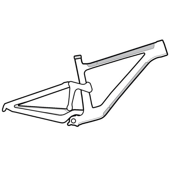 Lizard Skins Clear Frame Wrap Large