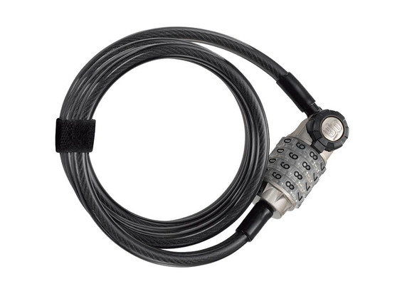 Onguard OG Series Light Up Coiled Combo Cable Lock - 150cm x 8mm