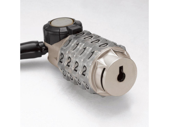 Onguard OG Series Light Up Coiled Combo Cable Lock - 150cm x 8mm