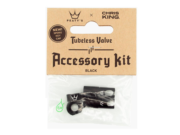 Peaty's x Chris King MK2 Tubeless Valves Accessory Kit - Black