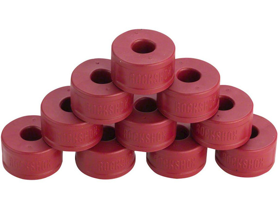 RockShox Dual Position Air Pike/Lyrik B1/Yari Bottomless Tokens Dual Position (10pcs) - Red