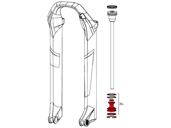 RockShox Pike Solo Air Seal Head Assembly
