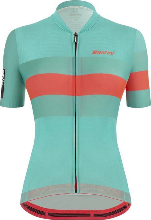 Santini Women's Sleek Bengal SS Jersey - Aqua