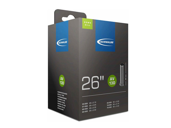 Schwalbe AV13D Downhill Schrader Inner Tube 26 x 2.1-3.0 - 40mm Valve