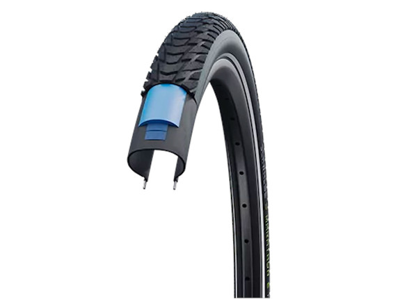 Schwalbe Marathon E-Plus Performance Wired Tyre - Black/Addix E Smart DualGuard/E-50 28 x 2.00