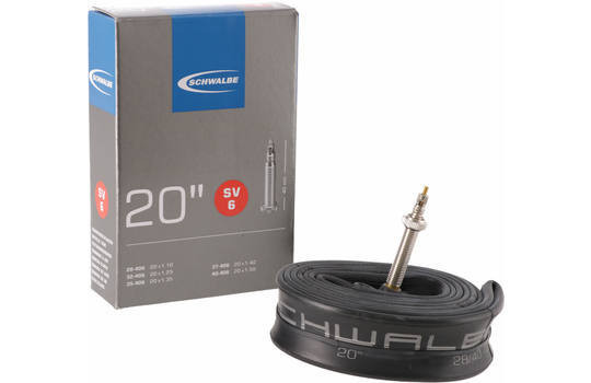 Schwalbe SV6 Presta Valve Inner Tube 20 x 1 1/8 - 1.50 - 40mm Valve
