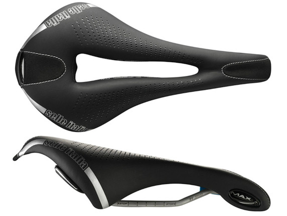 Selle Italia Max Flite Gel Superflow Saddle - Large - Black