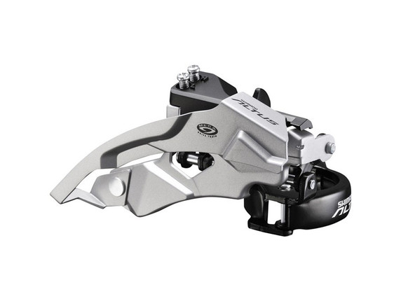 Shimano Altus FD-M370 3 x 9 Speed Front Derailleur - Low Clamp / Dual Pull 63-66