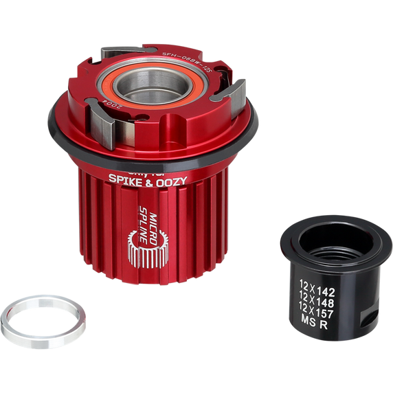 Spank Oozy/Spike Rear Hub Alloy Microspline Freehub w/Adaptor Kit