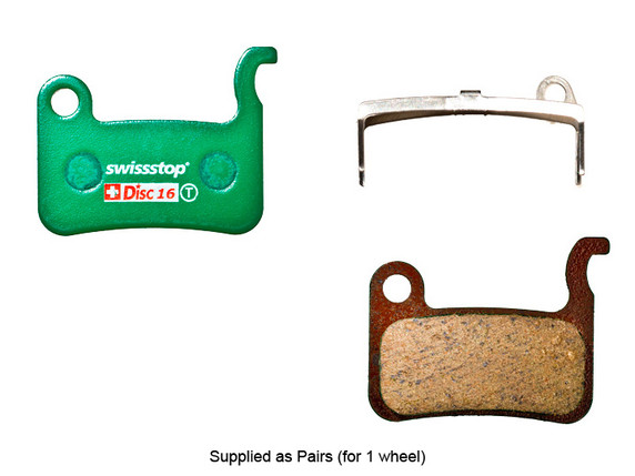 SwissStop Disc 16 - Organic Brake Pads for Shimano XTR